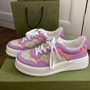 Gucci Women's Pink and Purple Trainers